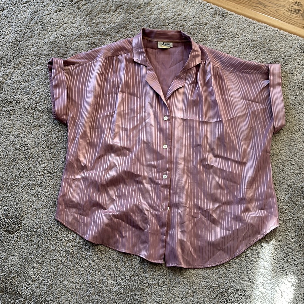 80s style blouse. Lilac #80s